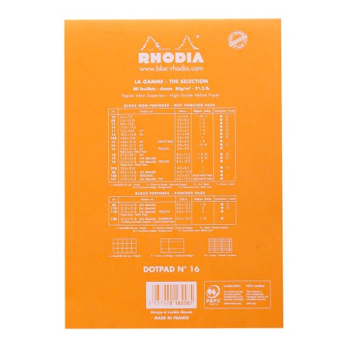 Rhodia dotPad No. 16 A5 Orange