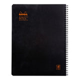 Rhodia Classic Notebook Spiral A4+ Lined Black