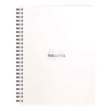 Rhodia Classic Notebook Spiral A5+ Lined White