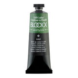 BLOCKX Oil Tube 35ml in Cobalt Green Light, high-quality pigment for seamless mixing and layering in artworks.