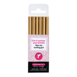 Herbin Wax Gun Sticks Gold, Pack of 6