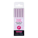 Herbin Wax Gun Sticks Pearly Lilac, Pack of 6