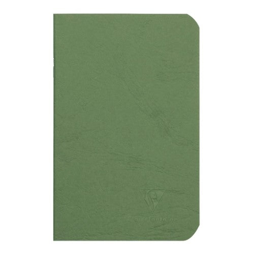 Compact green notebook with 96 blank pages, perfect for sketching and journaling on-the-go.