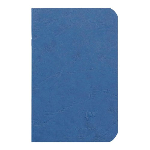 Compact blue notebook featuring 96 blank vellum pages, ideal for creativity on the go or urban adventures.