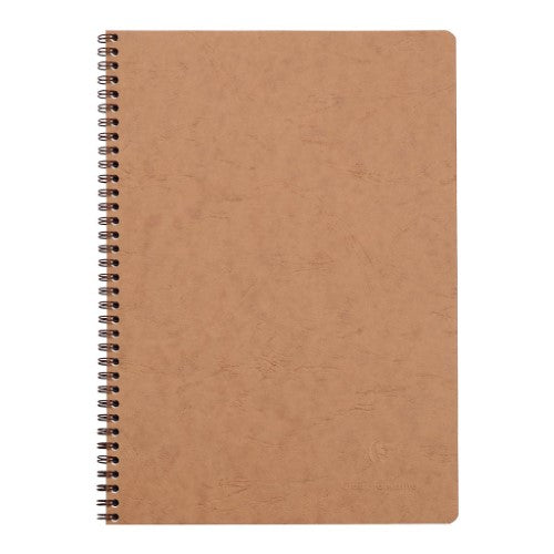 Age Bag Spiral Notebook A4 Lined Tobacco