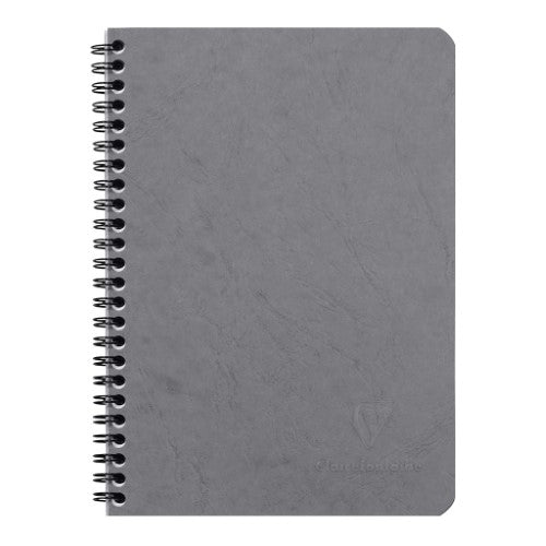 Age Bag Spiral Notebook A5 Lined Grey