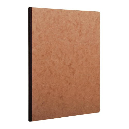 Age Bag Clothbound Notebook A4 Blank Tobacco