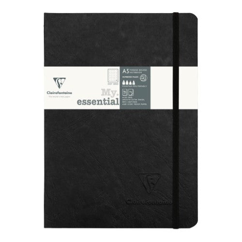 Age Bag My Essential Notebook A5 Dotted Black