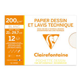 Lavis Dessin Technical Drawing Paper A4, Pack of 12