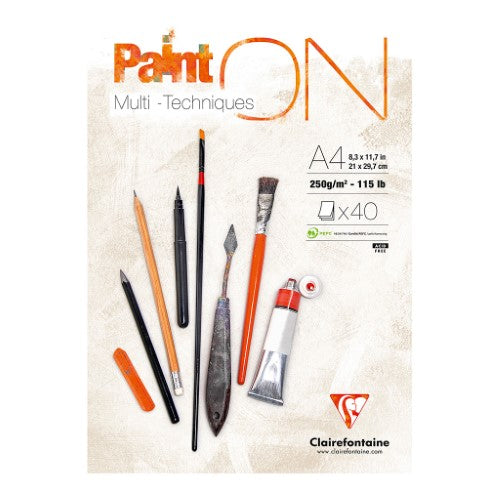 PaintON Pad White A4 40sh