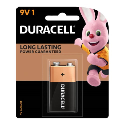 Duracell Coppertop Alkaline 9V Battery