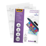 Fellowes Laminating Pouches A4 Gloss 80 Micron Pack 25