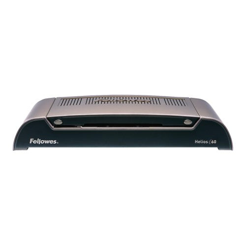 Fellowes Helios 60 Thermal Binding Machine for offices, binds up to 600 sheets with automatic spine detection and safety features.