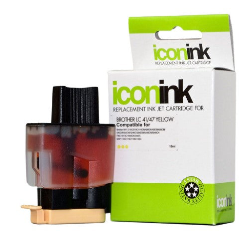 Icon Compatible with Brother LC47 Yellow Ink Cartridge