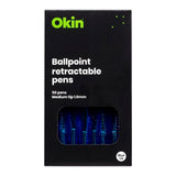 Icon Ballpoint Retractable Pens Medium Blue Pack 50