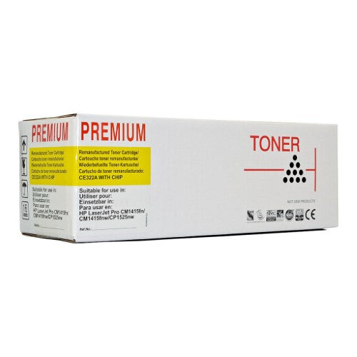 Icon Compatible HP CE322A/ CB542A Yellow Toner Cartridge