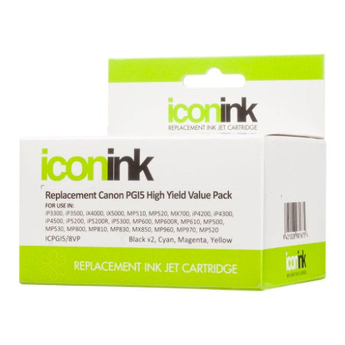 Icon Compatible Canon PGI5 CLI8 BBCMY Ink Value Pack