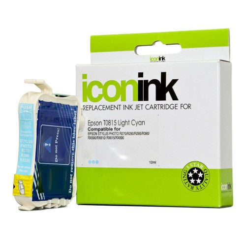 Epson Compatible T0815 Light Cyan 81N Ink Cartridge