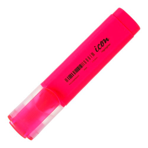 Icon Highlighter Chisel Tip Pink (Pack of 6)