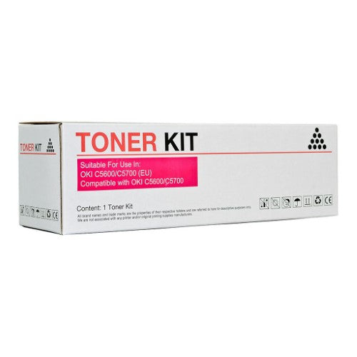 Icon Compatible OKI C5600/C5700 Magenta Toner Cartridge