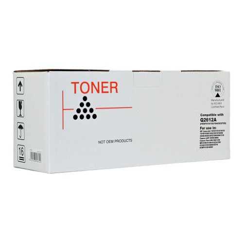 Icon Compatible HP Q2612A/Canon FX9/FX10/CART303 Black Toner