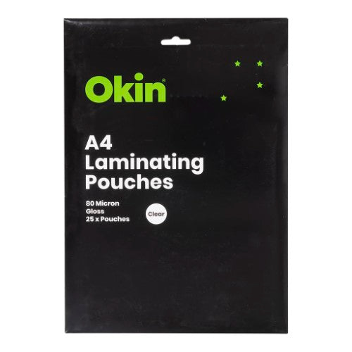 Icon Laminating Pouches A4 Gloss 80mic Pack 25