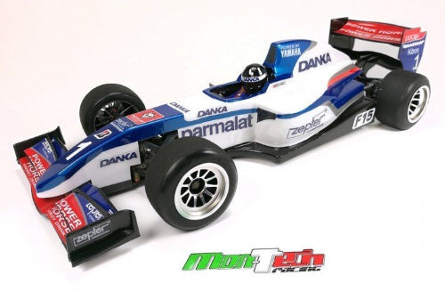 Radio Control Body F1: F15, featuring sleek design, lightweight durability, and vibrant colors for thrilling RC racing.