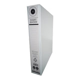 White A4 OSC Insert Binder with 2 D-rings, holds 250 sheets, eco-friendly design with customizable clear pockets.