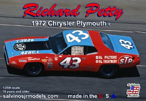 Plastic Kitsets - 1 / 25 '72 Chrysler Plymouth Petty