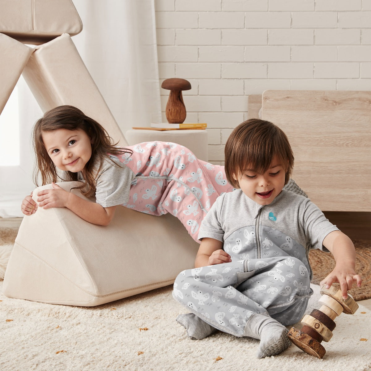 Love to DreamSleep Suit Organic 1.0 TOG - Dove Pink - 24-36M