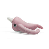 Nora Narwhal Silicone Teether - Old Rose - Smily Mia