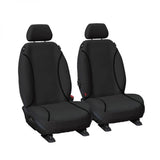 CANVAS FRONT SEAT COVERS BLACK MITSU TRITON  2023-CURRENT - TRADIES