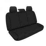CANVAS REAR SEAT COVERS BLACK MITSU TRITON  2023-CURRENT - TRADIES