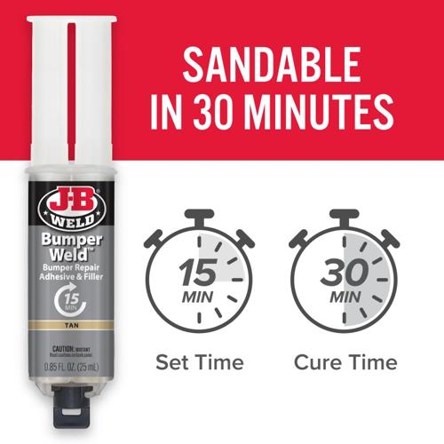 BUMPER WELD TAN REPAIR ADHESIVE & FILLER 25ML - JB WELD