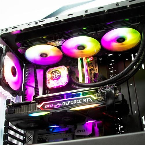 SilverStone IG360-ARGB Ice Gem Liquid Cooler - Triple Fan TR4/5