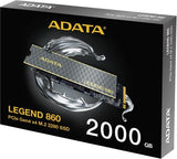 ADATA Legend 860 PCIe4 M.2 2280 QLC SSD 2TB 5yr wty