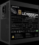 Gigabyte GP-UD1000GM 1000W ATX Gold Full Modular PSU 10yr wty