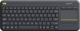 Logitech K400 Plus Wireless Keyboard with Touch Pad Black