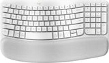 Logitech Wave Keys Wireless Ergo Keyboard - White