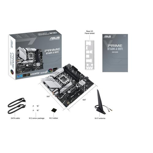 Asus Prime B760M-A WiFi DDR5 mATX LGA1700 Motherboard