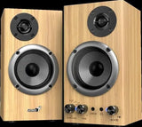 Genius SP-HF520BT Bluetooth 2-Way Wooden Speakers