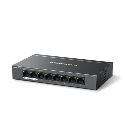 Mercusys MS108GP 8 Port Gigabit Switch Steel Case 7x PoE+