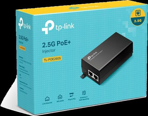 TP-Link PoE260S Power Over Ethernet Injector Adapter 2.5Gb PoE+