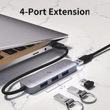 Netac WF11 USB3.0 Type-A 4-Port Hub