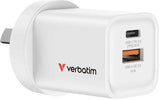 Verbatim 35W GaN Charger with 1x USB-C and 1x USB-A