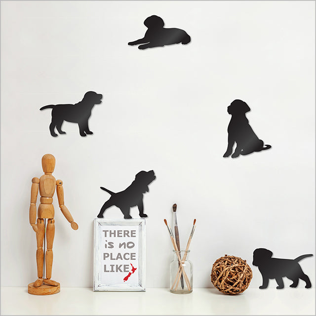 Wall Art - Set of Dogs Others (Black ACM)