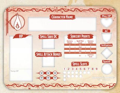 D&D: Class Token Set  - Sorcerer