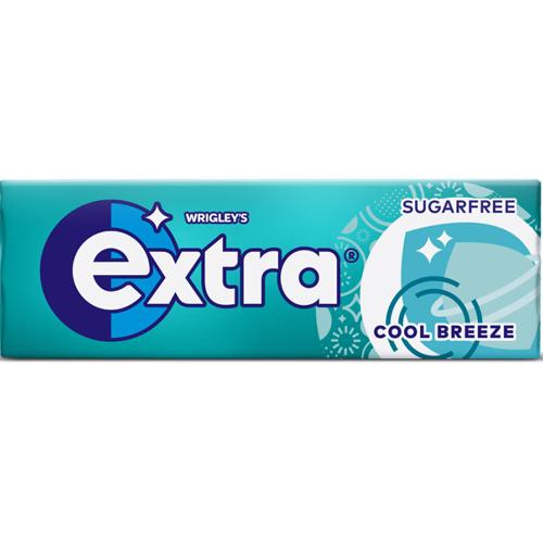 Sugar Free Chewing Gum Cool Breeze 14g Wrigley's Extra Pack of 30