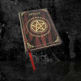 Embossed Spell Book Red 17cm - Nemesis Now