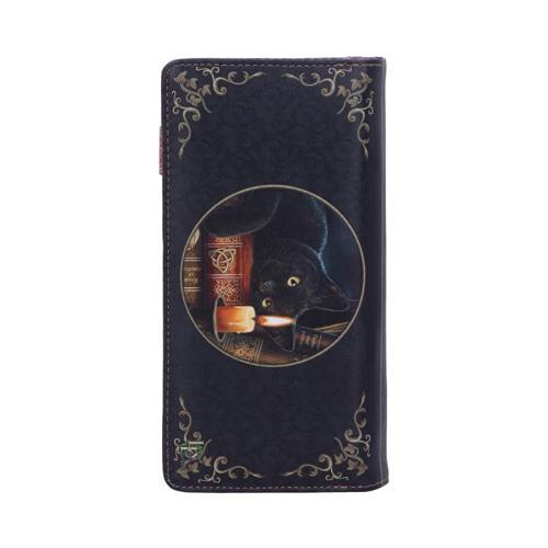 Lisa Parker Witching Hour Cat Witch Purse Black 18.5cm - Nemesis Now